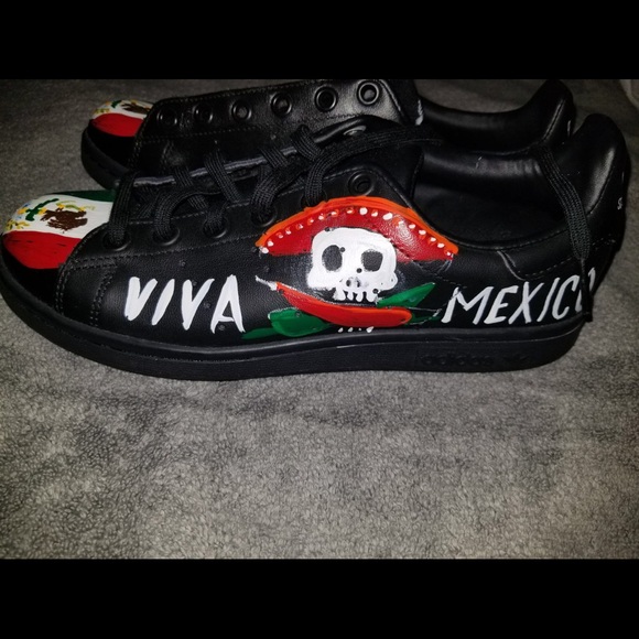 stan smith painted